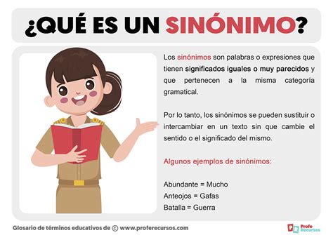 concepto sinonimo|sinónimos de es que.